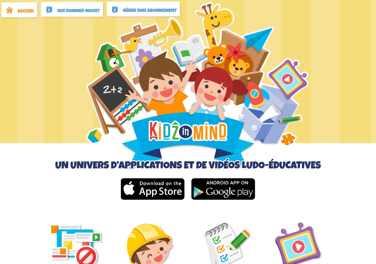 Un univers d’applications et de vidéos ludo-éducatives